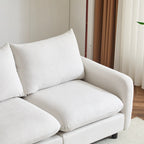 - Divano modulare a 2 posti Evelyn Modern in tessuto