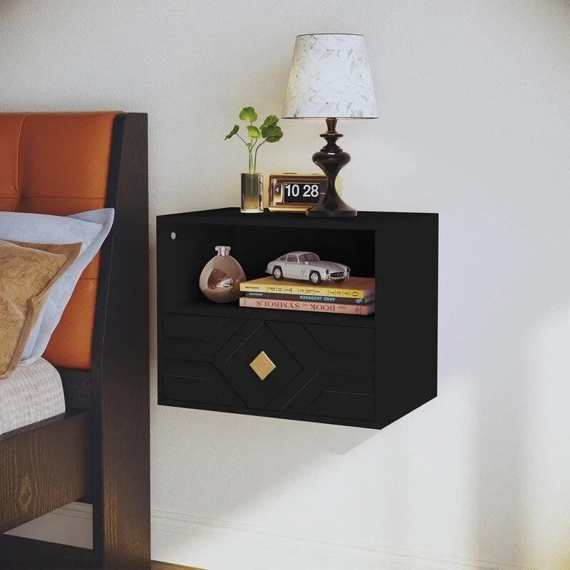 Comodino Sospeso con Cassetto