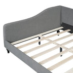 Divano Letto con Struttura a L e Piedini in Legno