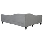 Divano Letto con Struttura a L e Piedini in Legno