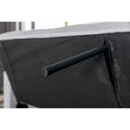 Divanetto letto convertibile 3-in-1 in lino grigio chiaro con tasca laterale