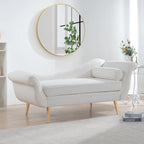Chaise longue 70,86W con bracciolo a voluta