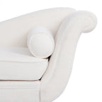 Chaise longue 70,86W con bracciolo a voluta