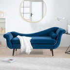 Chaise longue 70,86W con bracciolo a voluta