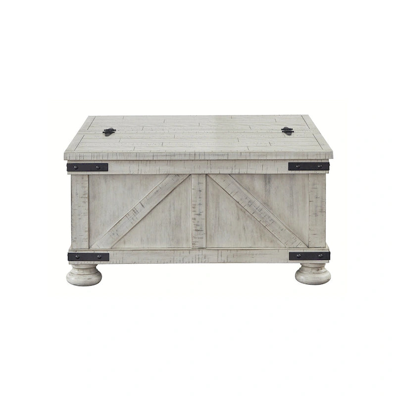 Signature Design by Tavolino da caffè con contenitore Carynhurst - 91,44 L x 91,44 P x 45,72 A cm