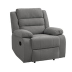 Set di 2 moderne poltrone reclinabili manuali regolabili