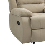 Set di 2 moderne poltrone reclinabili manuali regolabili