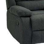 Set di 2 moderne poltrone reclinabili manuali regolabili
