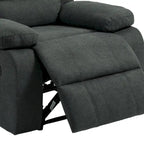 Set di 2 moderne poltrone reclinabili manuali regolabili