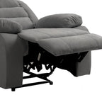 Set di 2 moderne poltrone reclinabili manuali regolabili