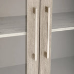 Mobile Contenitore in Legno con Tre Ante in Vetro Temperato
