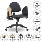 Sedia da meditazione ergonomica nera regolabile, multiposizione, per casa/ufficio