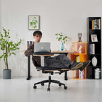Sedia da meditazione ergonomica nera regolabile, multiposizione, per casa/ufficio