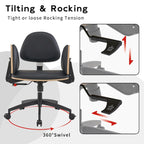 Sedia da meditazione ergonomica nera regolabile, multiposizione, per casa/ufficio