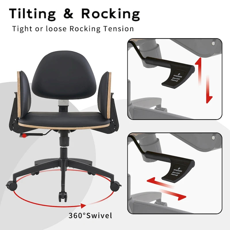 Sedia da meditazione ergonomica nera regolabile, multiposizione, per casa/ufficio