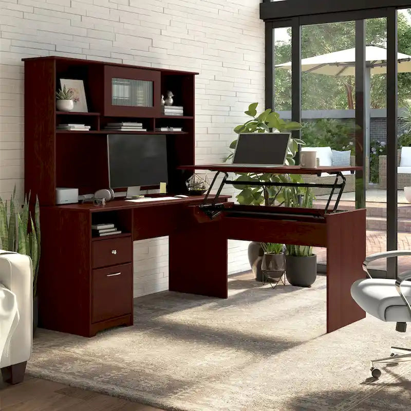 Scrivania Cabot da 60W con cassetti e contenitore