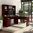 Scrivania Cabot da 60W con cassetti e contenitore