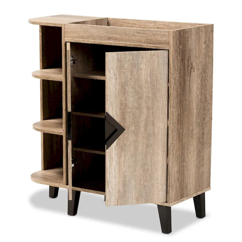 Gales mobile portascarpe rustico moderno e contemporaneo a 2 ante