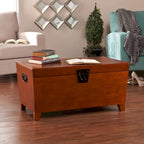 Tavolino da caffè e set di 2 tavolini laterali Liatris Oak Wood Trunk