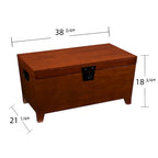 Tavolino da caffè e set di 2 tavolini laterali Liatris Oak Wood Trunk