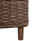 Poltrona a botte Charla in rattan con cuscino - 73,9 x 69,1 x 83,1 cm - 74Lx69Px84H
