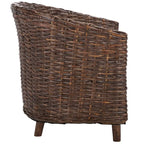 Poltrona a botte Charla in rattan con cuscino - 73,9 x 69,1 x 83,1 cm - 74Lx69Px84H