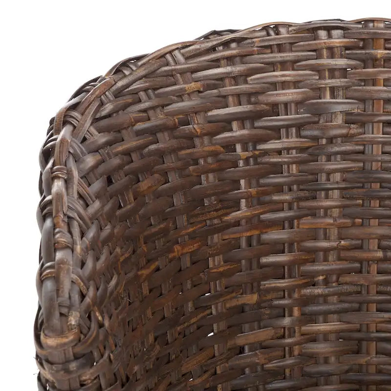 Poltrona a botte Charla in rattan con cuscino - 73,9 x 69,1 x 83,1 cm - 74Lx69Px84H