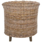 Poltrona a botte Charla in rattan con cuscino - 73,9 x 69,1 x 83,1 cm - 74Lx69Px84H