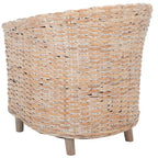 Poltrona a botte Charla in rattan con cuscino - 73,9 x 69,1 x 83,1 cm - 74Lx69Px84H