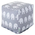 Pouf a cubo per interni