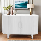 Credenza di lusso leggera con ripiani regolabili e ampio spazio di archiviazione