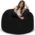 Poltrona sacco in memory foam da 4 piedi con fodera rimovibile