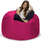 Poltrona sacco in memory foam da 4 piedi con fodera rimovibile