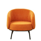 Poltrona accento interna Mid-Century a botte