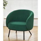 Poltrona accento interna Mid-Century a botte