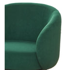 Poltrona accento interna Mid-Century a botte