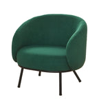 Poltrona accento interna Mid-Century a botte