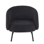 Poltrona accento interna Mid-Century a botte