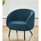 Poltrona accento interna Mid-Century a botte