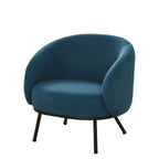 Poltrona accento interna Mid-Century a botte