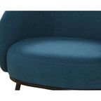 Poltrona accento interna Mid-Century a botte