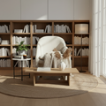 Sedia da pranzo Couture Kagan in ciniglia da 48 cm - 66x61x79 cm